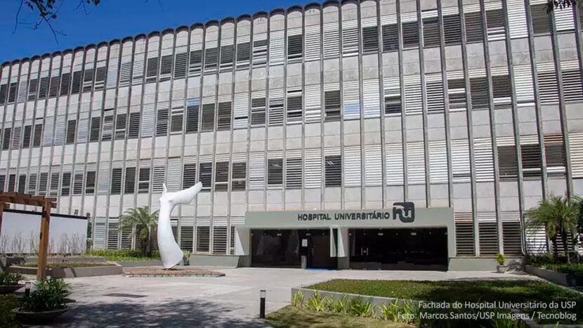 Fachada do Hospital Universitário da USP Foto: Marcos Santos/USP Imagens / Tecnoblog